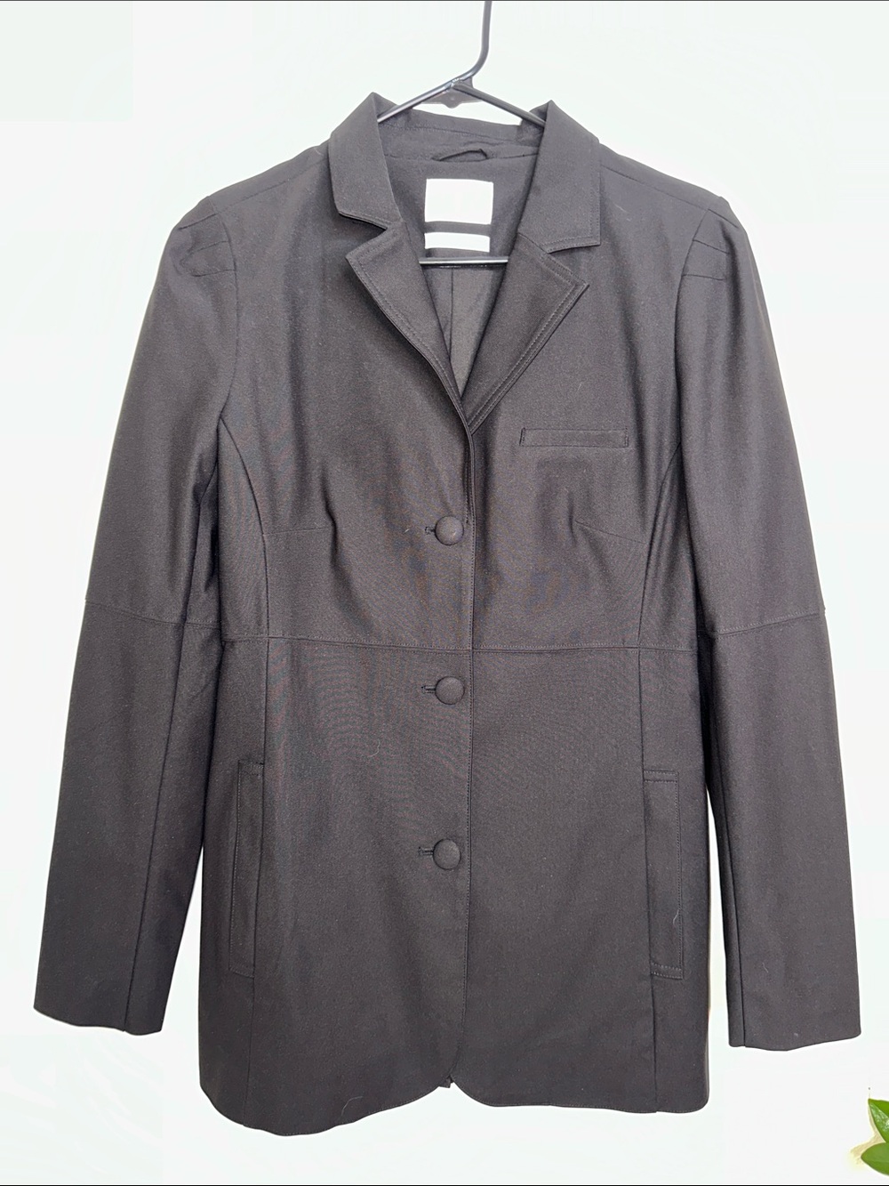 7 Diamonds Black Women's Tailored Blazer Jacket